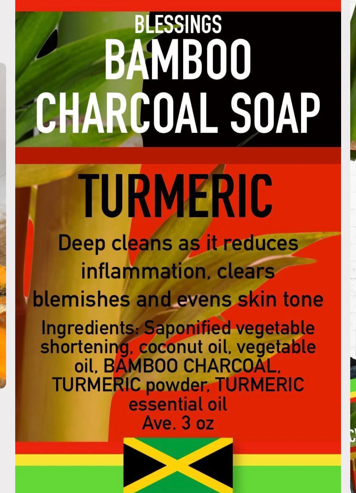 Bamboo Charcoal Turmeric