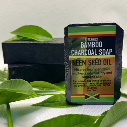 Bamboo Charcoal Neem Seed Oil Soap