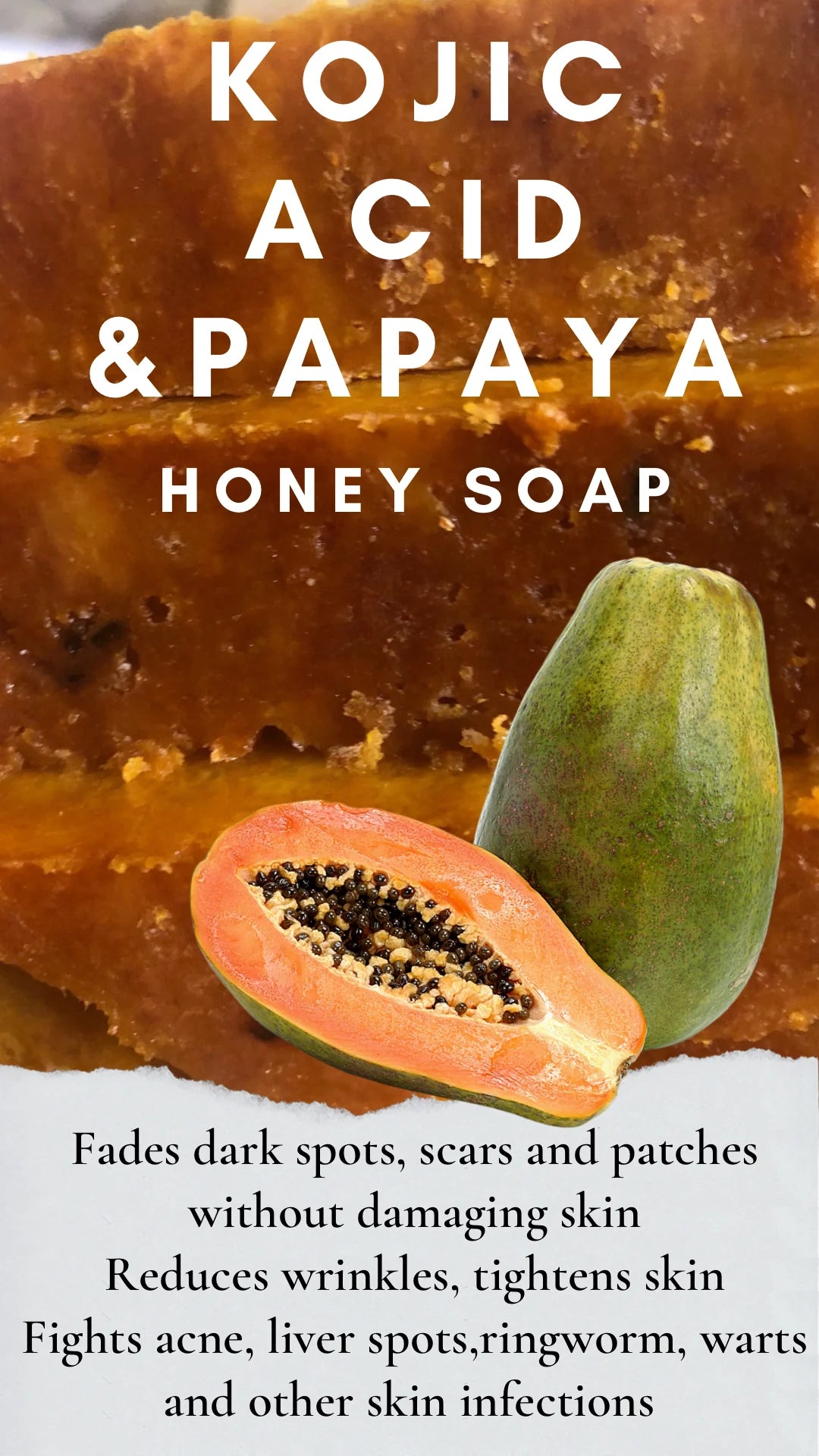 Honey Kojic Papaya Soap